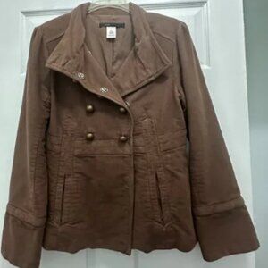 Brown Marc Jacobs Vintage Double Breasted Military Utility Jacket Size L